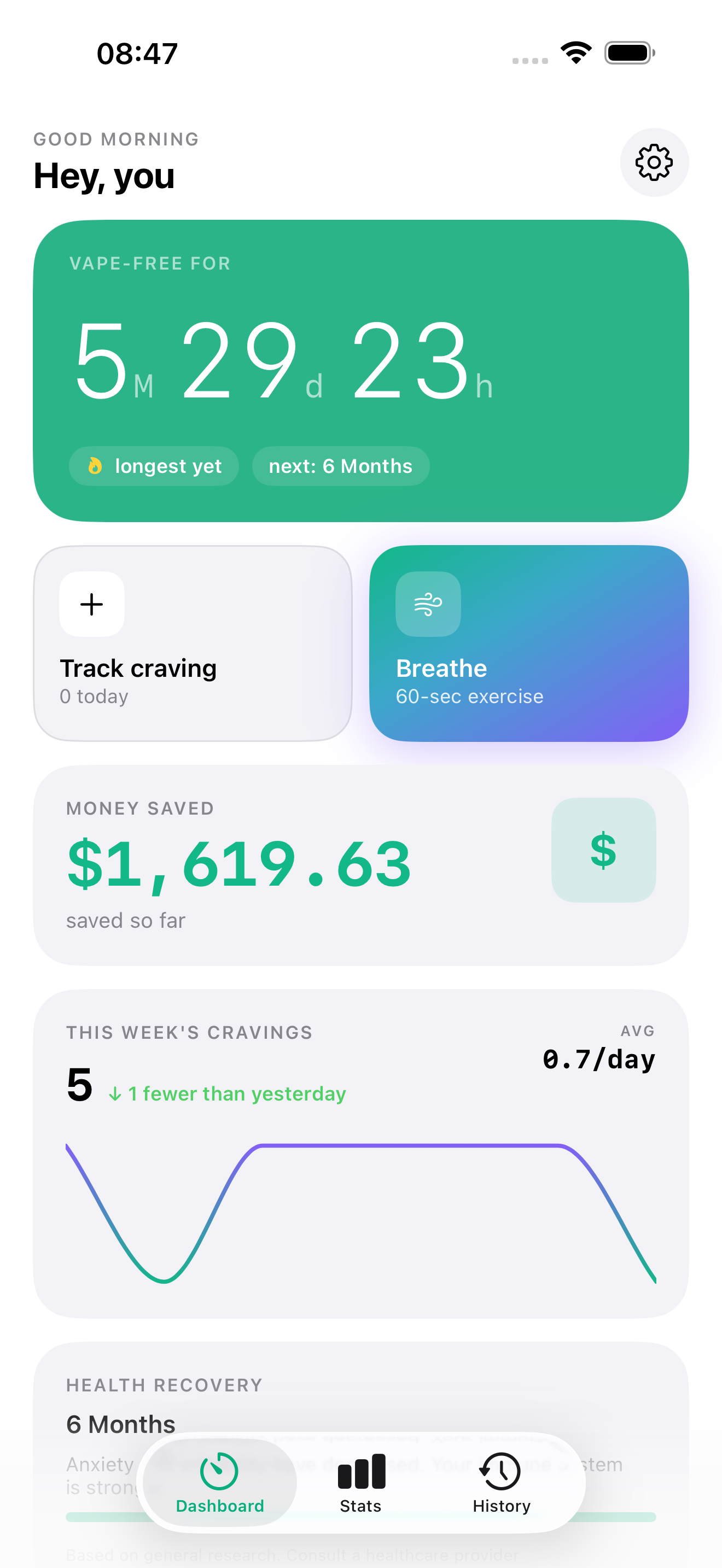 QuitVape screenshot